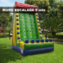 Muro escalada 8 mts