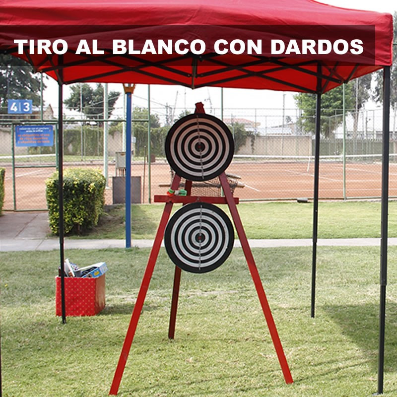 Tiro al blanco con dardos.