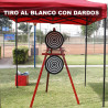 Tiro al blanco con dardos.