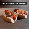 Choripan con pebre