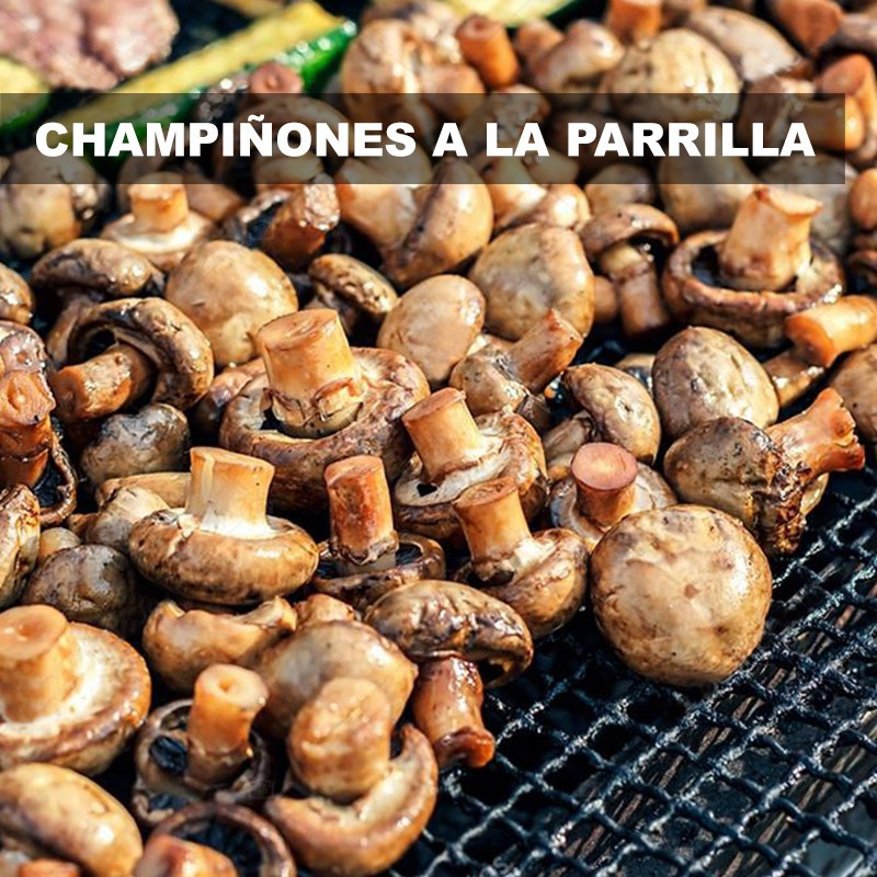 Champiñones a la parrilla